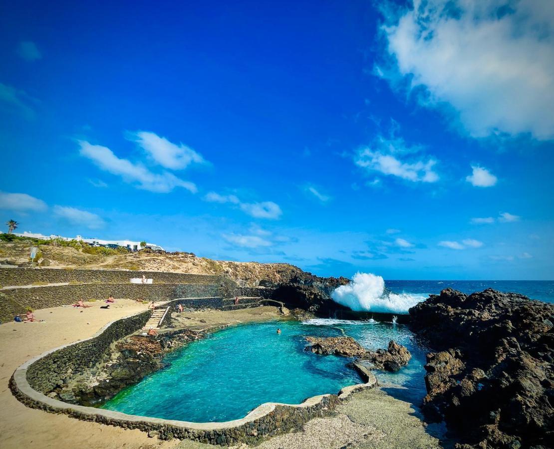 Casa Bella Vista Frente Al Mar Y Piscina Natural. Charco del Palo Eksteriør billede